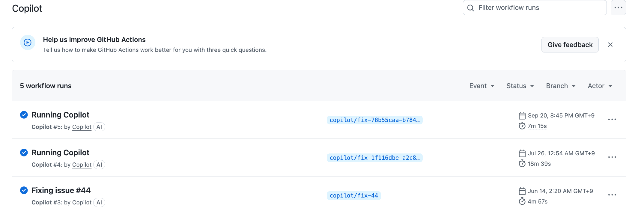 GitHub Actionsを用いてGitHub Copilotが動作.png